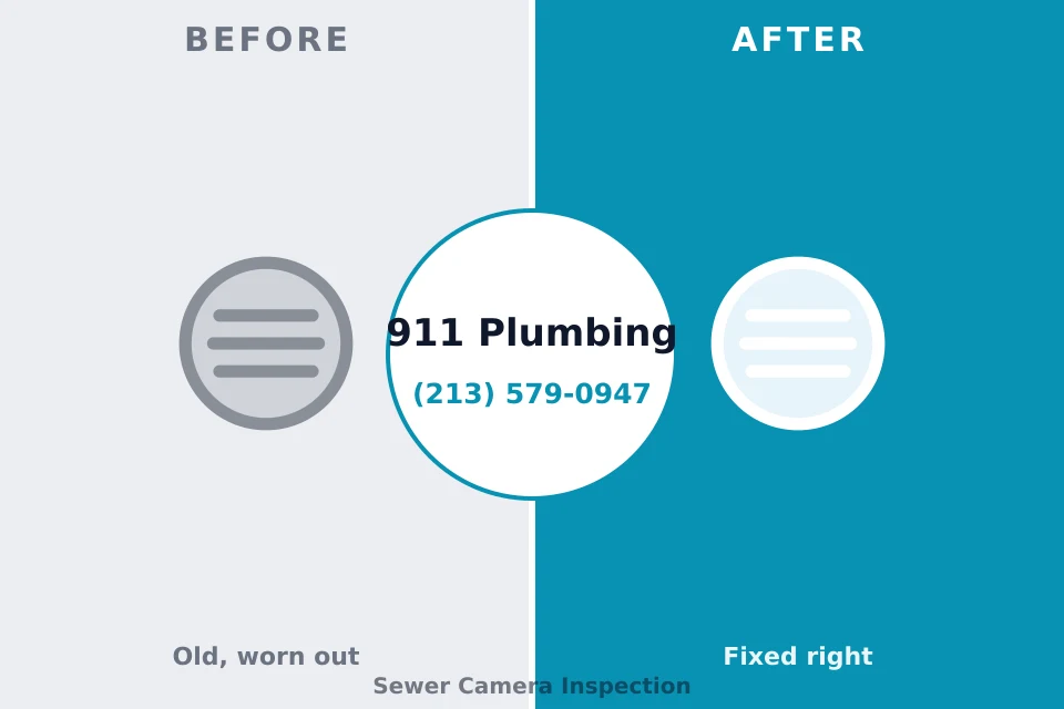 Before and after: plumbing company Boyertown, PA